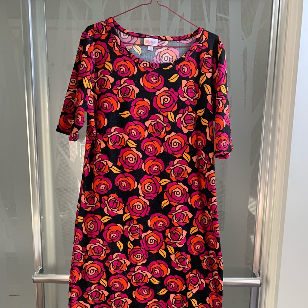 Lularoe Julia leggings material dress